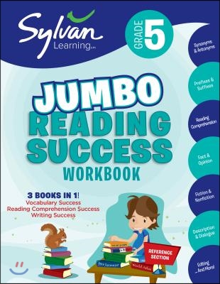 5th Grade Jumbo Reading Success Workbook: 3 Books in 1-- Vocabulary Success, Reading Comprehension Success, Writing Success; Activities, Exercises &amp; T