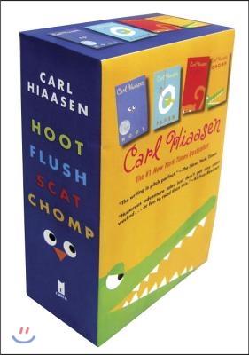 Hiaasen 4-Book Trade Paperback Box Set: Chomp; Flush; Hoot; Scat