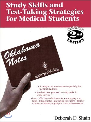 Study Skills and Test-Taking Strategies for Medical Students: Find and Use Your Personal Learning Style (Paperback, 2, 1995)