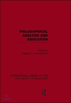 International Library of the Philosophy of Education