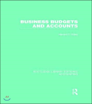 Business Budgets and Accounts (RLE Accounting)