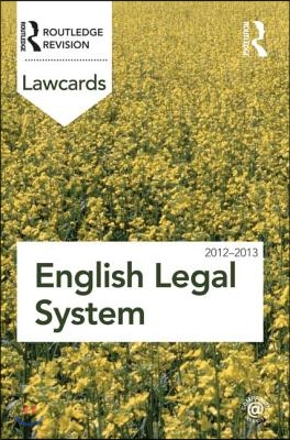 English Legal System Lawcards 2012-2013