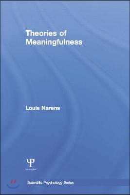 Theories of Meaningfulness