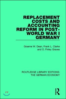 Replacement Costs and Accounting Reform in Post-World War I Germany