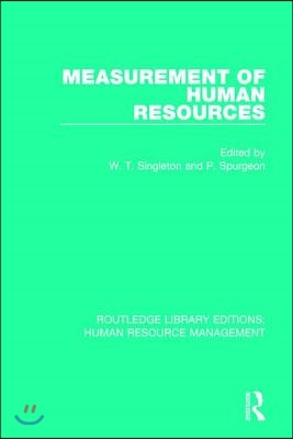 Measurement of Human Resources