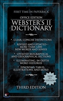 Webster&#39;s II Dictionary: Office Edition, Third Edition