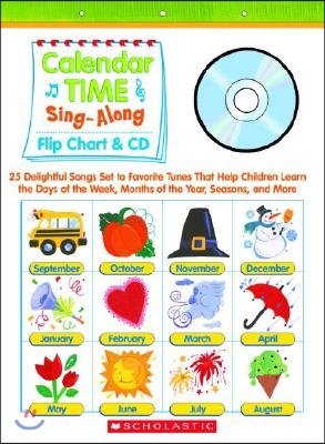 Calendar Time Sing-along Flip Chart & Cd