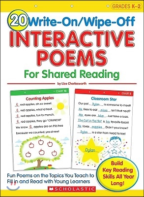 20 Write-on/Wipe-off Interactive Poems for Shared Reading