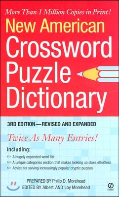 New American Crossword Puzzle Dictionary (Mass Market Paperback, 3, Revised, Expand)