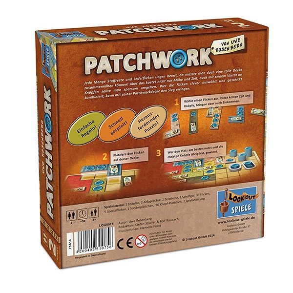 Patchwork 패치워크 독일판 (1인용 확장판 Automa 포함)