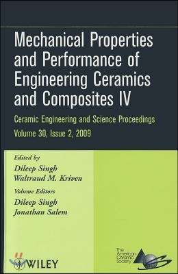 Mechanical Properties and Performance of Engineering Ceramics and Composites IV, Volume 30, Issue 2