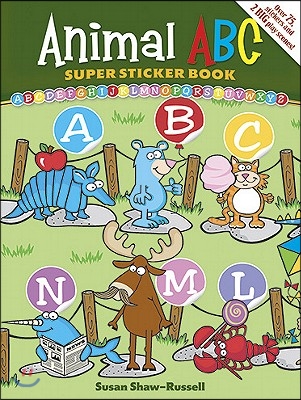 Animal ABC Super Sticker Book