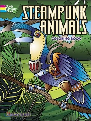 Steampunk Animals Coloring Book