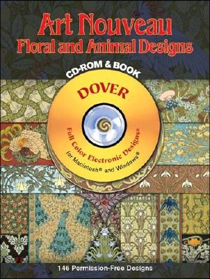 Art-Nouveau Floral and Animal Des CD