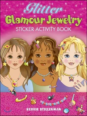 Glitter Glamour Jewelry Sticker Activity Book