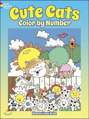 Cute Cats Color by Number