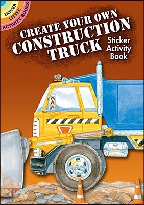 Create Your Own Construction Truck Sticker Activity Book