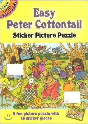 Easy Peter Cottontail Sticker Picture Puzzle