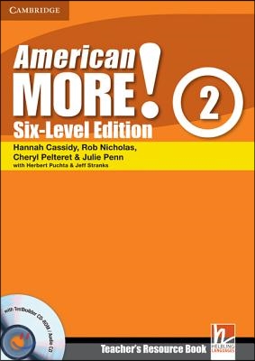 American More! Six-Level Edition Level 2 Teacher's Resource Book with Testbuilder CD-Rom/Audio CD