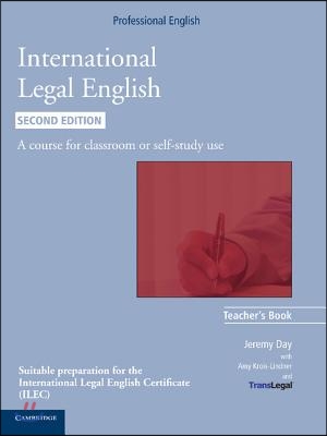 International Legal English Teacher&#39;s Book