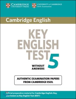 Cambridge Key English Test 5 Student&#39;s Book Without Answers