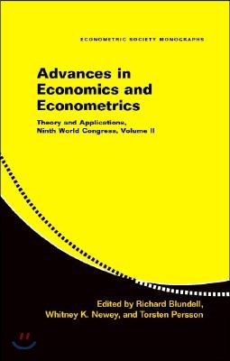 Advances in Economics and Econometrics: Volume 2: Theory and Applications, Ninth World Congress