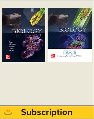 Raven, Biology 2017 + Ap Focus Review Guide Bundle