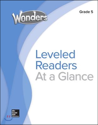 Wonders Balanced Literacy Leveled Reader Chart, Grade 5