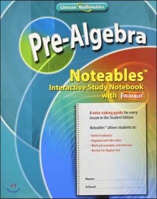 Pre-Algebra, Noteables: Interactive Study Notebook with Foldables