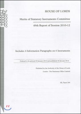 49th Report of Session 2010-12