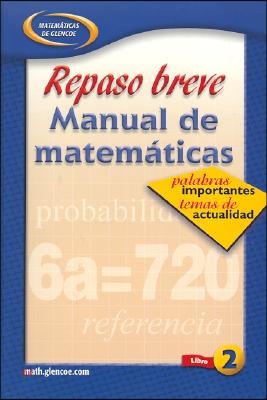 Quick Review Math Handbook: Hot Words, Hot Topics, Book 2, Spanish Student Edition
