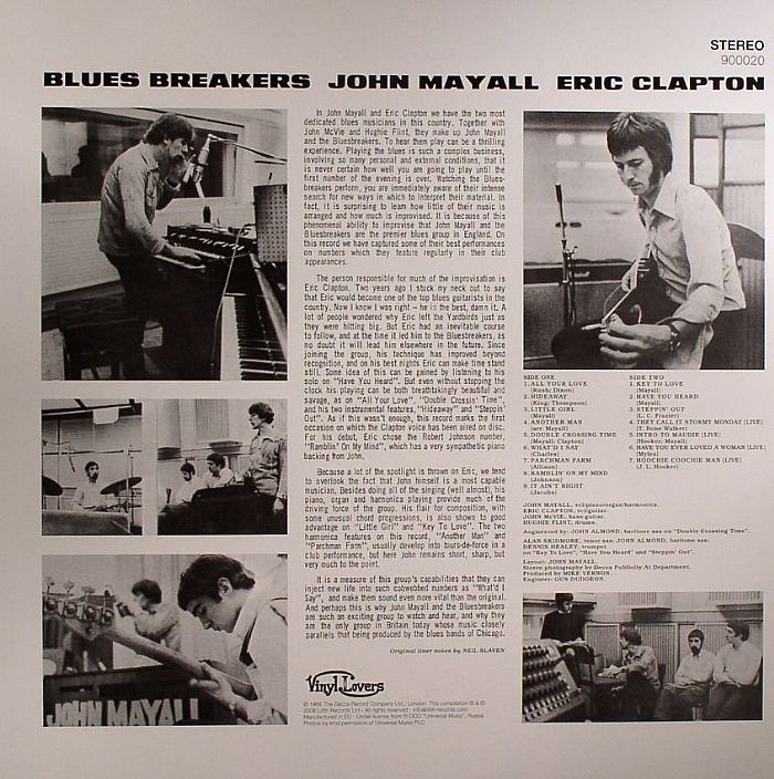 John Mayall & The Blues Breakers - with Eric Clapton [LP]