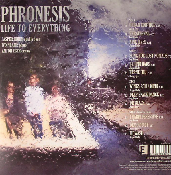 Phronesis (프로네시스) - Life To Everything 정규 5집 [2LP]