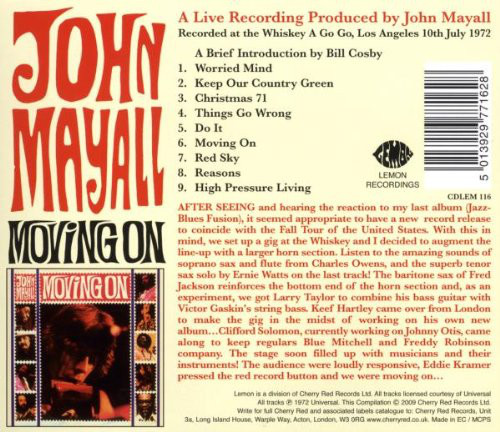 John Mayall (존 메이올) - Moving On