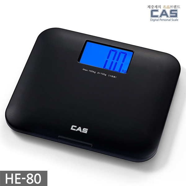 카스(CAS) 블루아이 디지털 체중계 HE-80