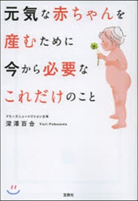 元氣な赤ちゃんを産むために今から必要なこ