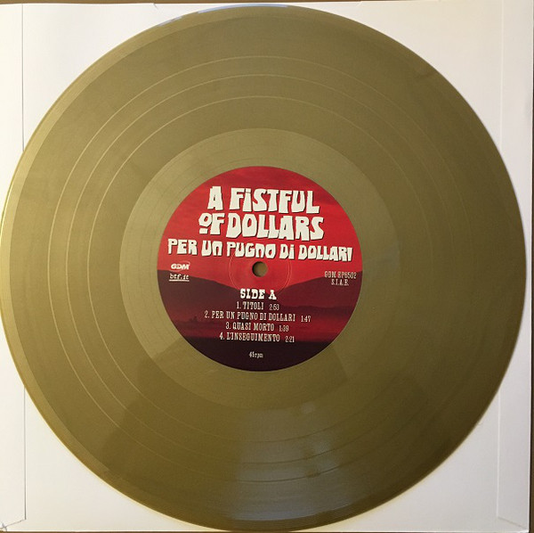 황야의 무법자 영화음악 (Per Un Pugno Di Dollari / A Fistful of Dollars OST by Ennio Morricone) [골드 컬러 LP]