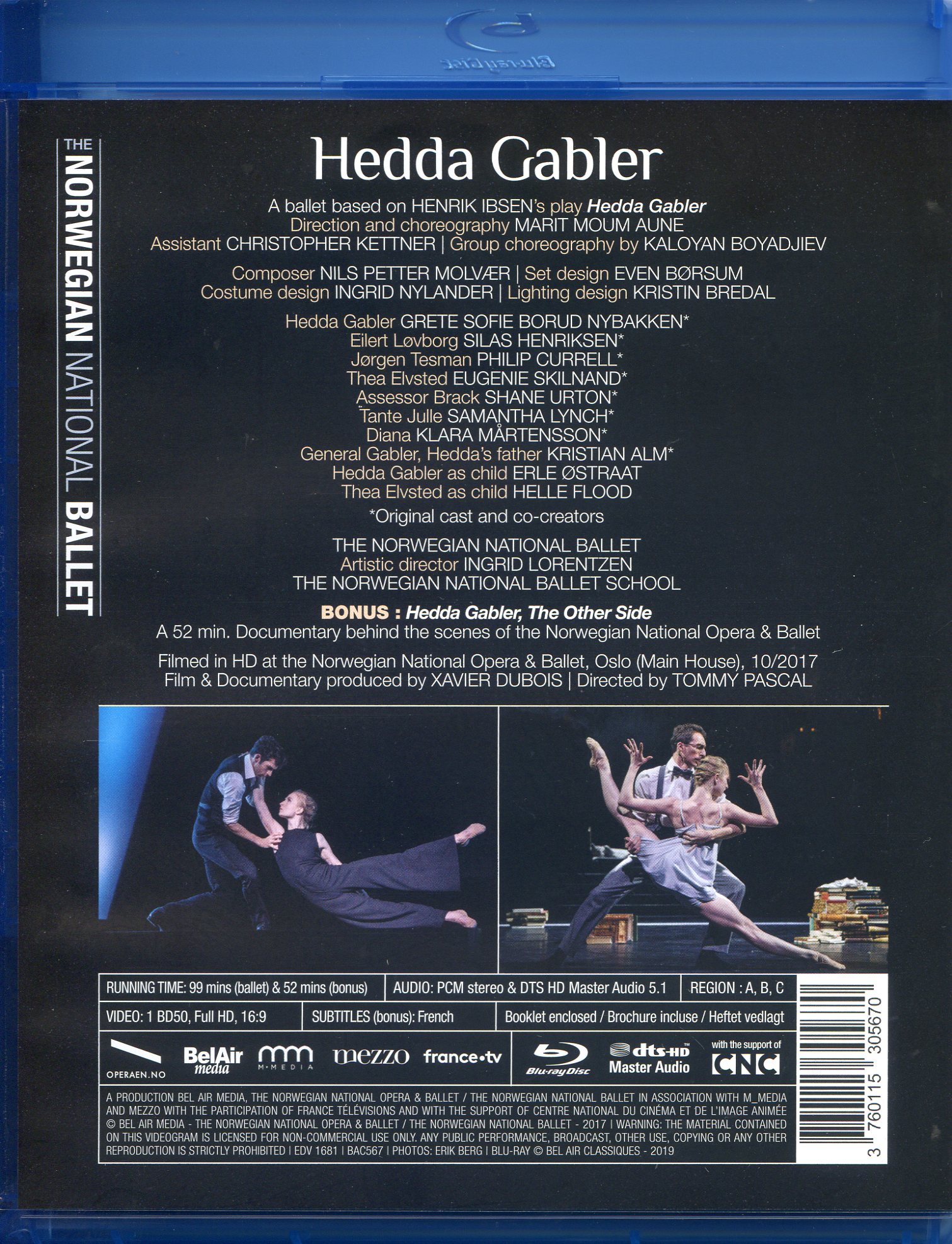 Norwegian National Ballet 닐스 페터 몰베르: 헨릭 입센의 '헤다 가블러' (Nils Petter Molvaer: Ibsen's Hedda Gabler)