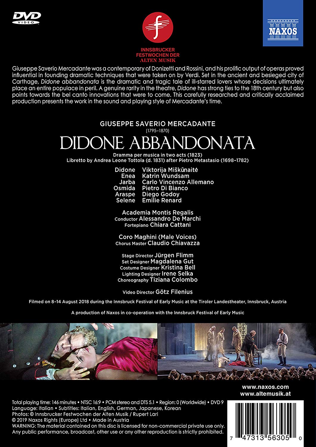 Alessandro De Marchi 사베리오 메르카단테: 오페라 '버림받은 디도네' (Saverio Mercadante: Didone abbandonata)