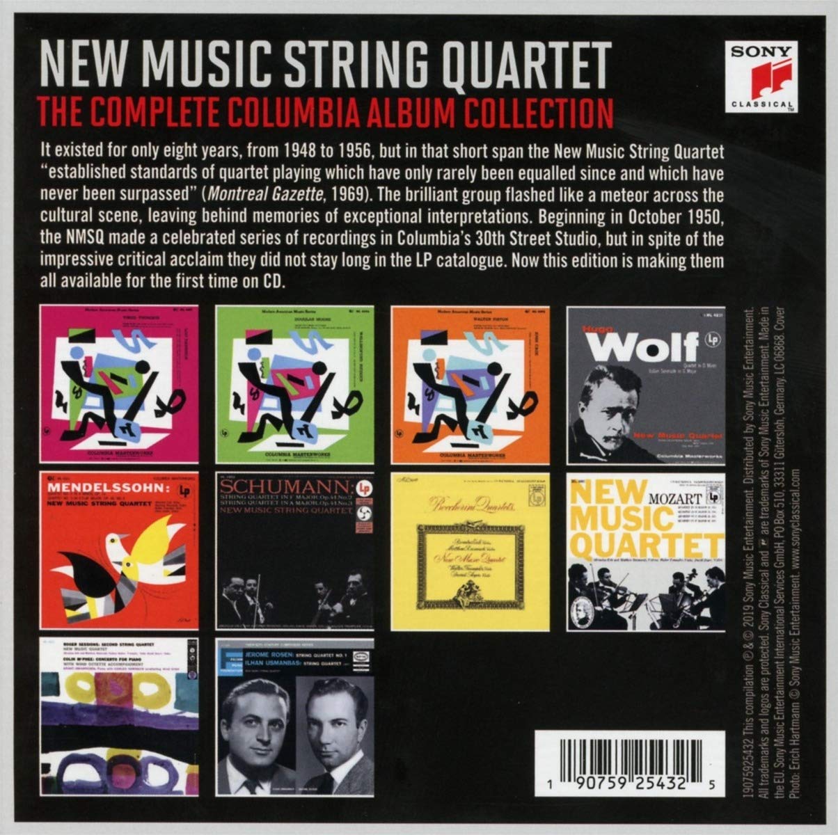New Music String Quartet 뉴 뮤직 현악 사중주단 콜롬비아 녹음 전집 (The Complete Columbia Album Collection)