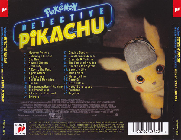 명탐정 피카츄 영화음악 (Pokemon Detective Pikachu OST by Henry Jackman)
