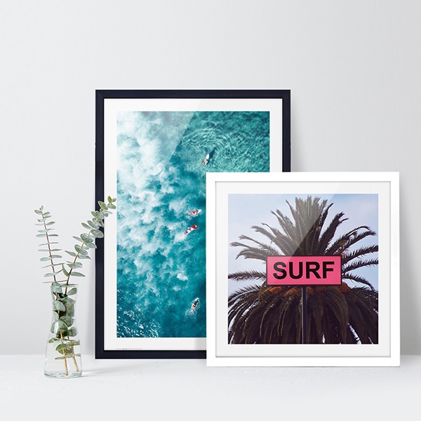 여름 바다 해변 풍경 포스터 vol.1_SB05(서프 야자수)