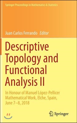 Descriptive Topology and Functional Analysis II: In Honour of Manuel Lopez-Pellicer Mathematical Work, Elche, Spain, June 7-8, 2018