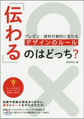 「傳わる」のはどっち? 