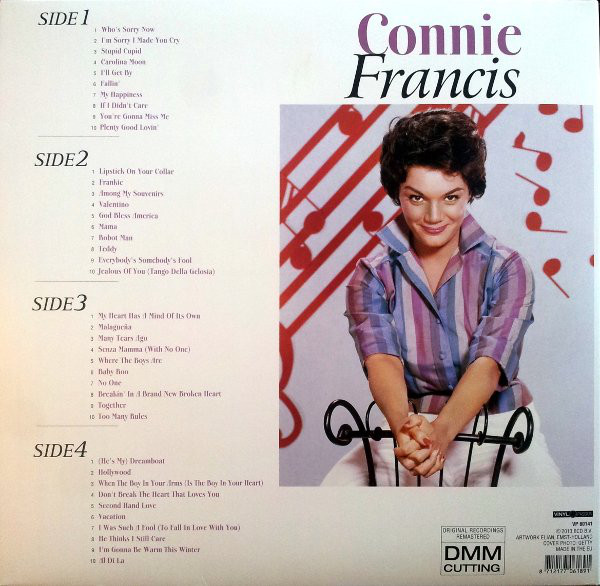 Connie Francis - 40 Greatest Hits 코니 프란시스 베스트 앨범 [2LP]