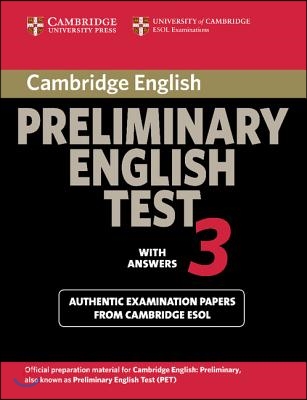 Cambridge Preliminary English Test 3 With Answers