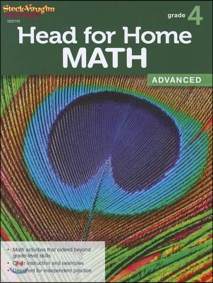 Head for Home Math Advanced Workbook Grade 4