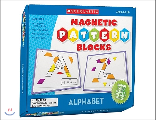Magnetic Pattern Blocks Alphabet