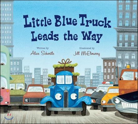 Little Blue Truck Leads the Way Lap Board Book