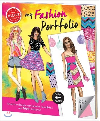 My Fashion Portfolio: Swatch and Style with Fashion Templates and 100+ Patterns